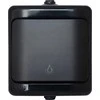 Kos Elektro System KOS BRYZA šviesos mygtukas IP54 10AX 250V juodas 180903