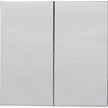 Kos Elektro System 660480 KOS66 Dvigubas raktas 2vnt.. 22.5x45 balta 660480