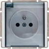 Kos Elektro System KOS Paviršiaus lizdas KOS 66 įžeminimo laidai 16A 250V IP44 balta (660440)
