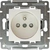 Kos Elektro System KOS Vienvietis Dante lizdas su įžeminimu 16A baltas (450434)