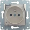 Kos Elektro System KOS Vieno Vena lizdas hermetiškas žemės plyšys 16A 250V IP44 kreminės (510339)