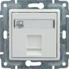 Kos Elektro System KOS Vena vienas RJ45 kompiuterio lizdas, neekranuotas, etiketė balta (510465)