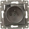 Kos Elektro System KOS VENA Vieno hermetiško lizdo su 16A 250V IP44 tarpvėžės anga ir permatomu aliuminio lakštu (514039)