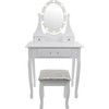 Medinis grožio salonas Princesei Funfit su taburete ir LED