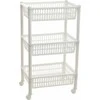 Plast Team Lentyna su ratukais, 294 mm x 685 mm x 29 mm, balta