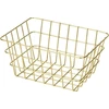 Bathroom basket VIANA auksinis, Wenko