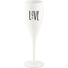 Koziol Šampano taurelė Koziol CHEERS LOVE balta KZ-3780525