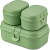 Koziol Pietų dėžutė PASCAL READY MINI, 3 indelių rinkinys, KOZIOL