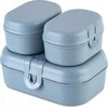 Koziol Pietų dėžutė PASCAL READY MINI, 3 indelių rinkinys, KOZIOL