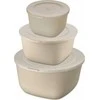 Dėžutė su dangteliu 1l + 2l + 4l, CONNECT BOX SET STOCKHOLM, rinkinys 3 vnt., KOZIOL