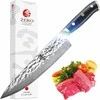 Kozygear KozyGear Premier 8" 33cm Chef's Messer gehämmert Japan Super