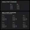 Crong Ultra Compact GaN – sieninis įkroviklis 2x USB-C maitinimo tiekimas 35 W (baltas)