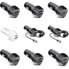 Automobilinis įkroviklis Forcell F-Energy Carbon USB C QC3.0 PD 3A 20W CC50-1C juodas