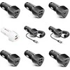 Įkroviklis automobilinis Forcell (CC50-1A1C) (1xUSB-C; 1xUSB; 5A 38W) baltas