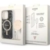 Guess Rinkinys GUBPP14XHMEACSK Dėklas+ Įkroviklis Apple iPhone 14 Pro Max 6,7″ juodos spalvos kietas dėklas Marble MagSa