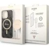 Apple iPhone 13 Pro Max Guess dėklas 4G Print MagSafe + Belaidis Įkroviklis (GUBPP14LHMEACSH) juodos spalvos