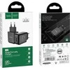 Phone charger Hoco USB A 2A 10W N2 juodas