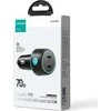 Automobilinis įkroviklis Joyroom CCN02, 2x USB-C PD 70W (juodas)