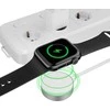 Magnetinis įkrovimo kabelis USB-C Apple Watch 1.2m Tech-Protect Ultraboost baltos spalvos