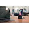 Xvidia XVIDA Fast Charging Desk Stand - Inductive įkroviklis for Samsung Quick Charge 2.0 juodos spalvos