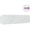 Vejos borteliai 20 pcs Sidabro 100 x 25 x 0,07 cm