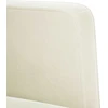 Fotelis Sofa-kėdė su porankiais, kreminės spalvos, 53 cm, aksomas