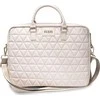 Guess Quilted krepšys kompiuteriui 15" rožinės spalvos
