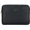 Guess PU Grained Triangle Logo dėklas nešiojamam kompiuteriui 14" juodos spalvos