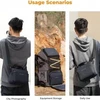 Fotoaparato Krepšys - K&F Concept Sling Bag 5L, Reguliuojamas Diržas, Navy Mėlyna