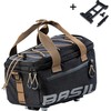 Basil Lagaminai ant bagažinės BASIL MILES TRUNK BAG, MIK su tvirtinimo adapteriu, 7L, Atsparus vandeniui, Juodas Slate (NEW 2025)