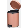 Brabantia Šiukšliadėžė NewIcon, 5 l, šilto vario spalvos