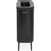 Brabantia Skalbinių dėžė BO, 2 x 45 l, matinės juodos spalvos