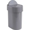 Šiukšliadėžė Gedy JUNIOR - GRIGIO 8009 08, 4,8 l, pilka