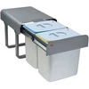 Teka ECO EASY 45 30 L 2 basket(s) Galvanized steel Pilkas