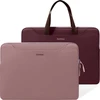 Krepšys Tomtoc Light-A21 Dual-color Slim Nešiojamas kompiuteris Handbag, 13,5 Inch - Raspberry