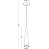 Pakabinamas šviestuvas KRIS Lubinis šviestuvas EVI,4410, AC220-240V, 50/60 Hz, GU10, maks.40W , IP20, aliuminis, vieng