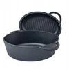 Krisberg Ketaus kepimo keptuvė 2 viename DANČIO / GRILĖS KEPUTINIS INDUKCINĖS DUJOS 34 cm