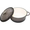 Krisberg EMALINIS KETUS PUODAS 4,2L Emaliuotas su dangteliu INDUKCINĖ DUJINĖ ORŠINĖ 24cm