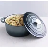 Krisberg EMALINIS KETUS PUODAS 4,2L Emaliuotas su dangteliu INDUKCINĖ DUJINĖ ORŠINĖ 24cm