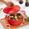 Krisberg EMALINIS KETUS PUODAS 4.8L Emaliuotas su dangteliu INDUKCINĖ DUJINĖ ORGANĖ 26cm