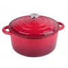 Krisberg EMALINIS KETUS PUODAS 4.8L Emaliuotas su dangteliu INDUKCINĖ DUJINĖ ORGANĖ 26cm