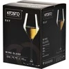 Vyno taurių komplektas Krosno RAY, stiklas, 0.32 l, 4 vnt.