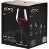 Vyno taurių komplektas Krosno RAY, stiklas, 0.375 l, 4 vnt.