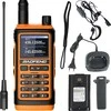 Dvipusio Ryšio Radijas - BAOFENG UV-17E WALKIE-TALKIE 5W VOX 10 km nuotolis 1800 mAh baterija oranžinė