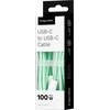 C tipo USB – C tipo USB kabelis 100 W, 1 m Žalias Kruger & Matz Basic
