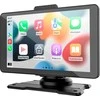 Automagnetola Multimedijos stotis 7" Android Auto Apple Carplay su atbulinės eigos kamera Kruger & Matz