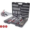 KS Tools, 195 vnt. galvučių ant. kompl., 1/4" + 3/8" + 1/2" 917.0795