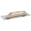 Nerūdijančio plieno trintuvė su medine rankena 130x580 mm, KUBALA