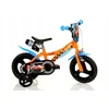 Kubisport Dviračio vaikams 12 colių Hot Wheels šoniniai ratukai laisvaeigė Dino Bikes (Kub_05-CSK5123K/HW)