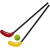 Kubisport Rinkinys 2 x Kije do Unihokeja Plastikowe Proste Kamuolys 95 cm (Kub_05-H076KS)